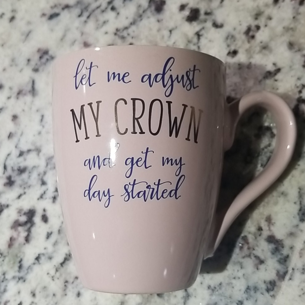 "Let me adjust my crown and get my day started"